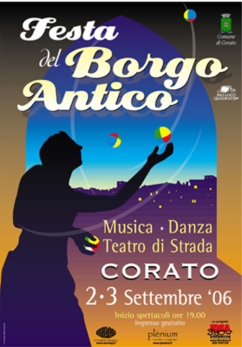 Festa Del Borgo Antico-Programma-Foto e Piantina degli spettacoli Anno 2006