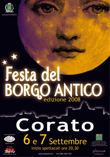 La Notte Bianca - Festa del Borgo Antico - Anno 2008 - Programma