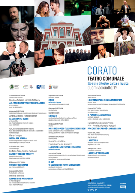 Stagione Teatrale 2018/2019