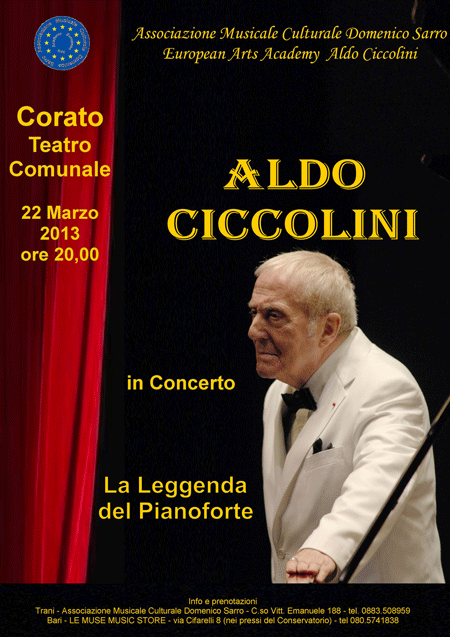 22 marzo Concerto del Maestro Ciccolini