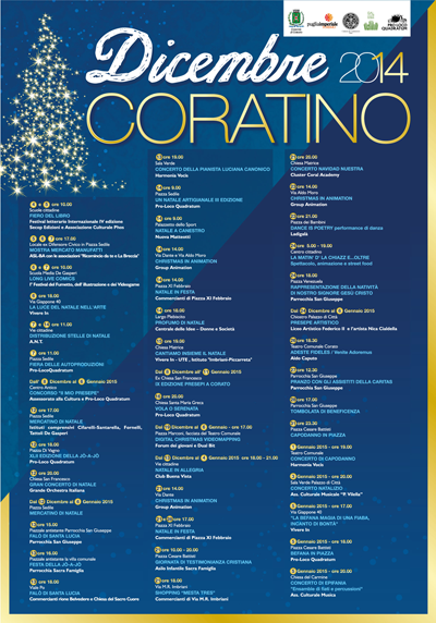 Programma Dicembre Coratino