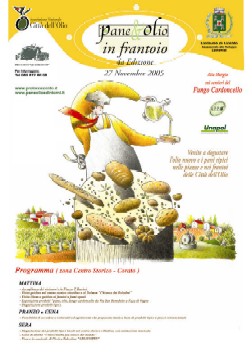 Pane & Olio in frantoio IV Edizione 27 Novembre 2005/11 Dicembre 2005