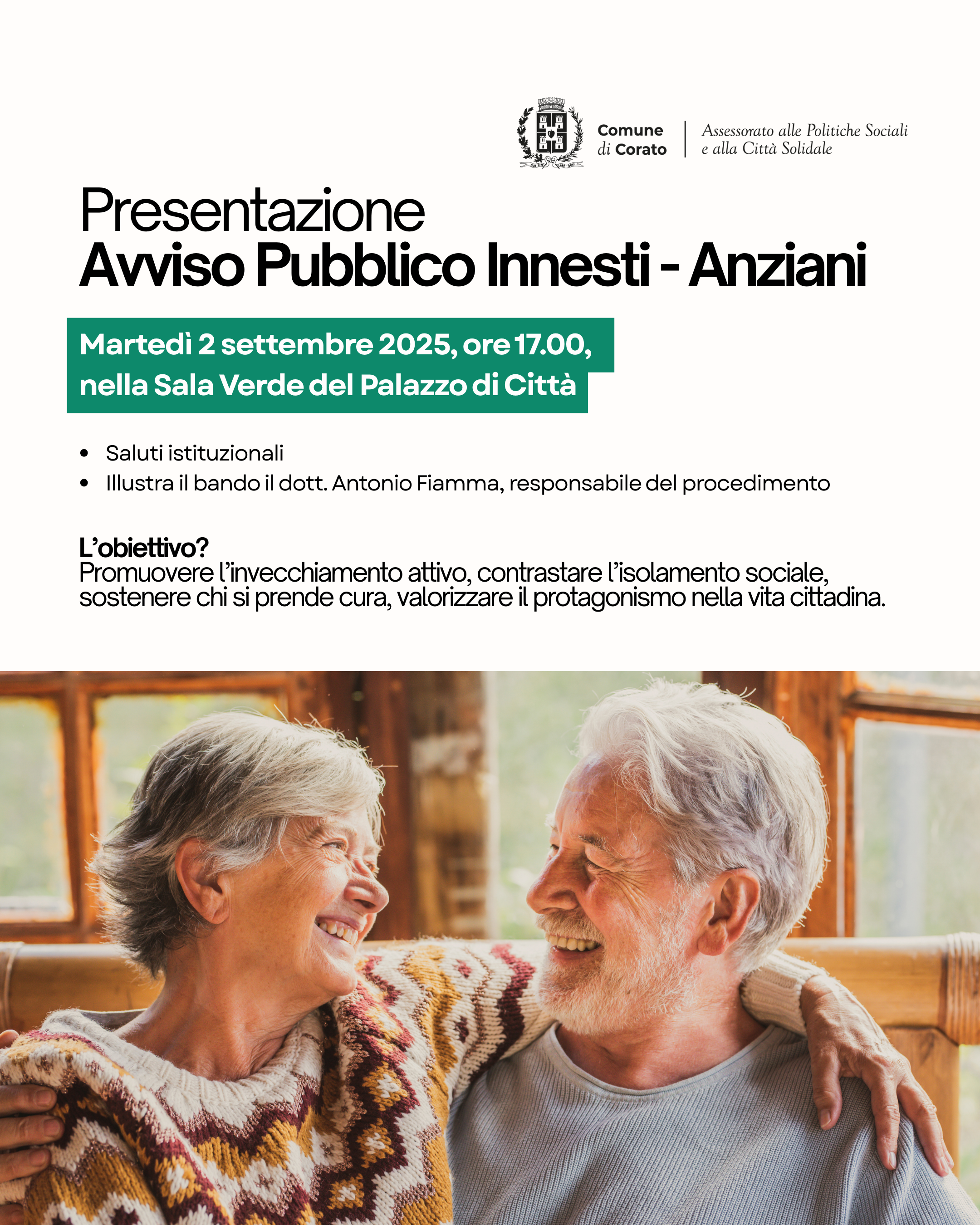 Avviso pubblico "INNESTI - Anziani" - presentazione