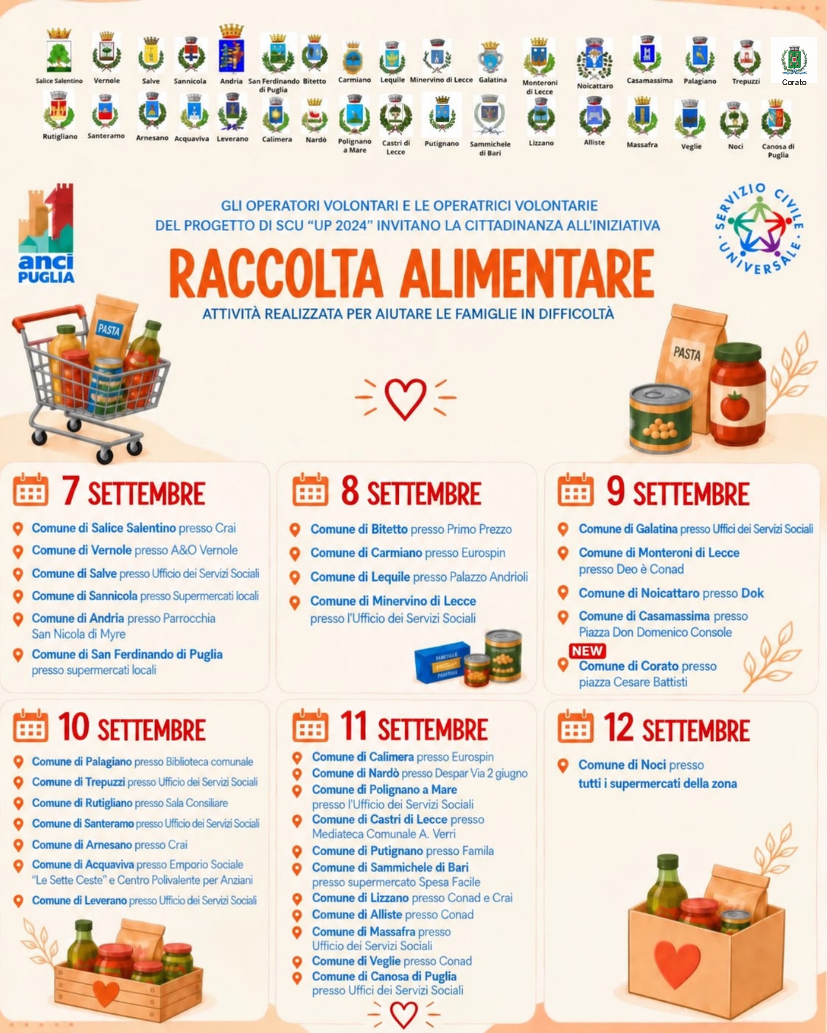 SCU - UP 2024 - Raccolta alimentare (09.09.2026)