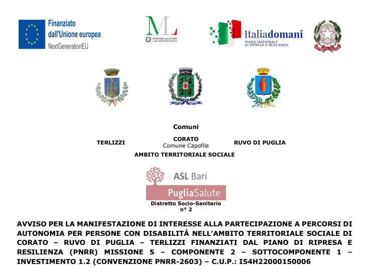 Percorsi di autonomia per persone con disabilità