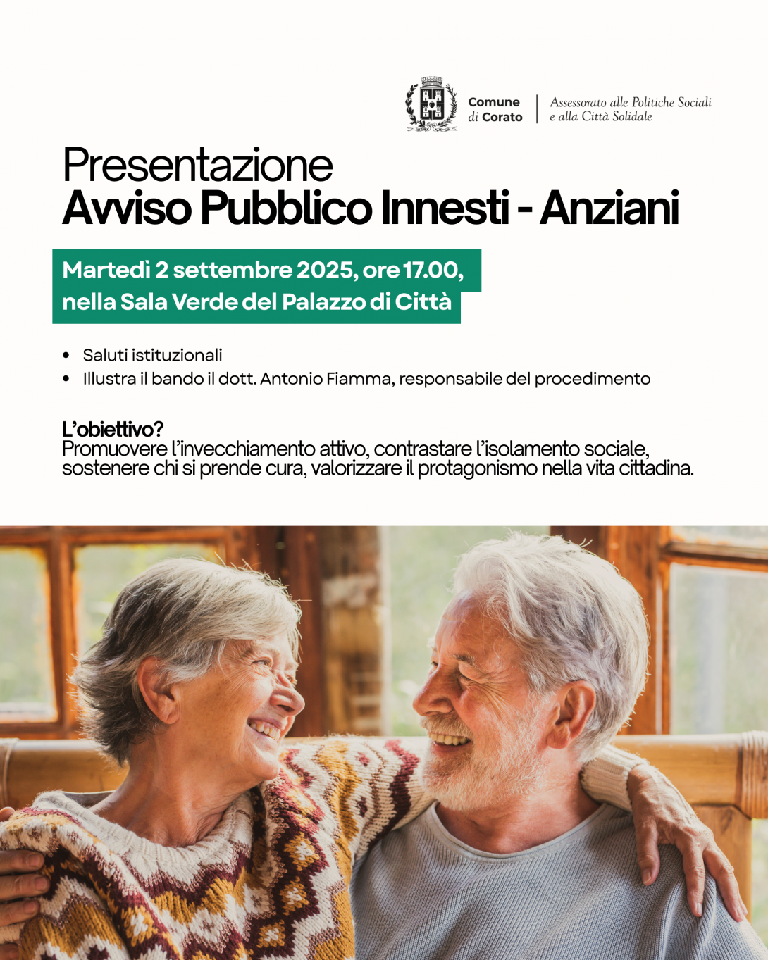 Avviso pubblico "INNESTI - Anziani" - presentazione
