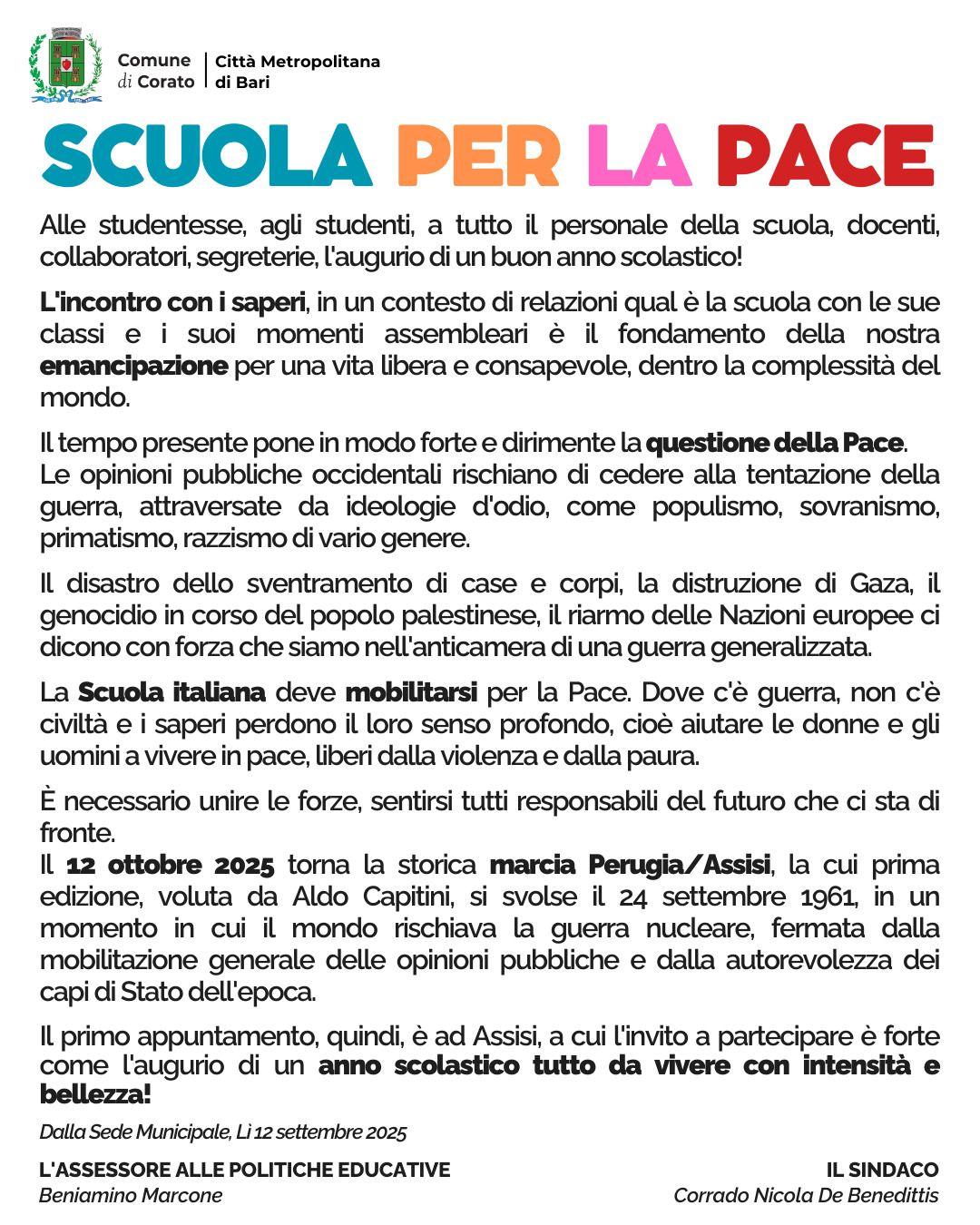 Scuola per la pace
