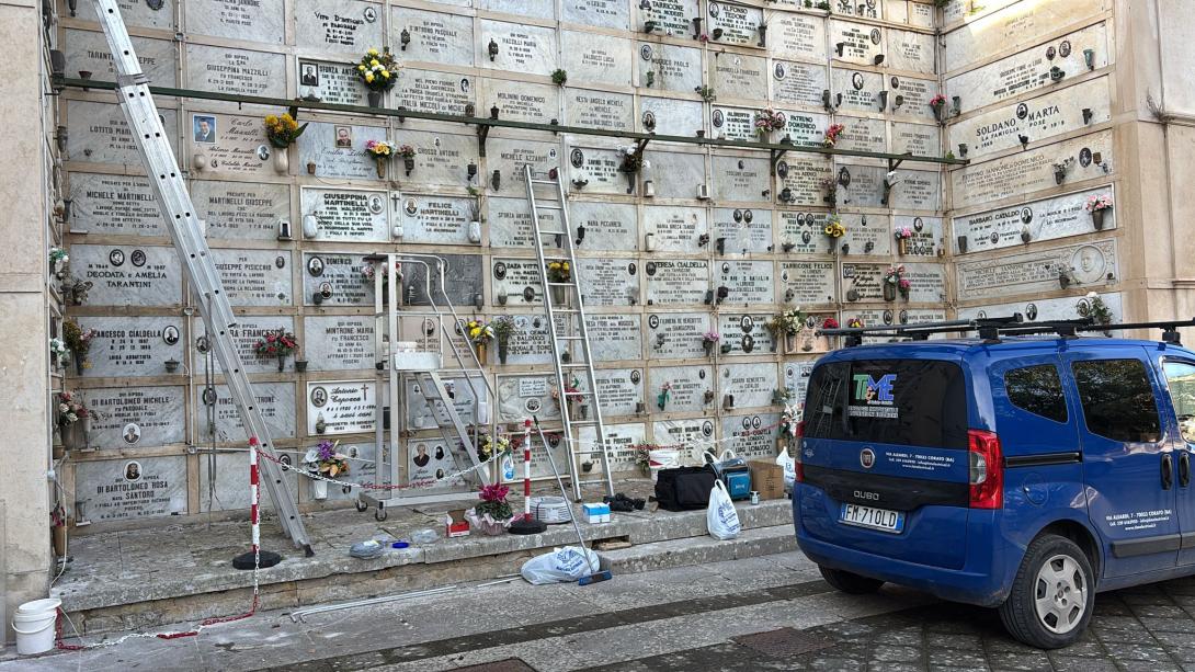 Lavori impianto elettrico Cimitero Comunale